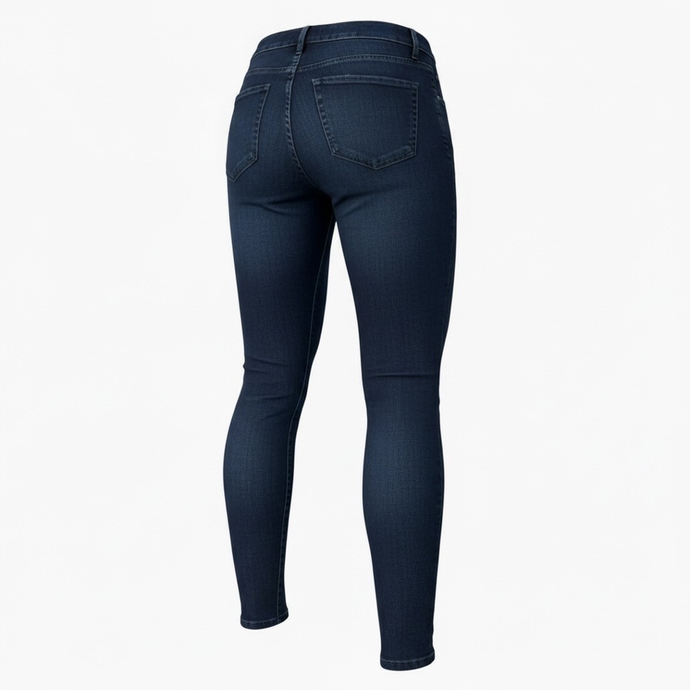 Jennifer Lopez Dark Wash Jeggings – Size 8 – Pull-On Skinny Stretch Jeans - Picture 3 of 8